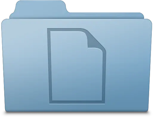 Blue Folder Documents Smooth Leopard Apple Documents Folder Icon Png Leopard Icon