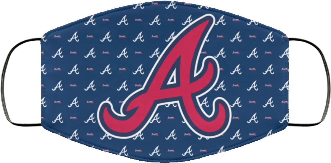 New Fanu0027s Atlanta Braves Cloth Reusable Face Mask Mask Superman Png Atlanta Braves Png