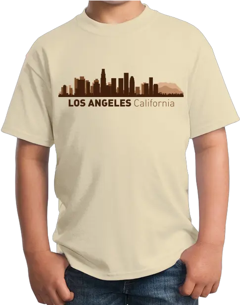 Los Angeles Ca City Skyline City Of Angels Hollywood Love La Tshirt Polos De Bob Esponja Png Los Angeles Skyline Png