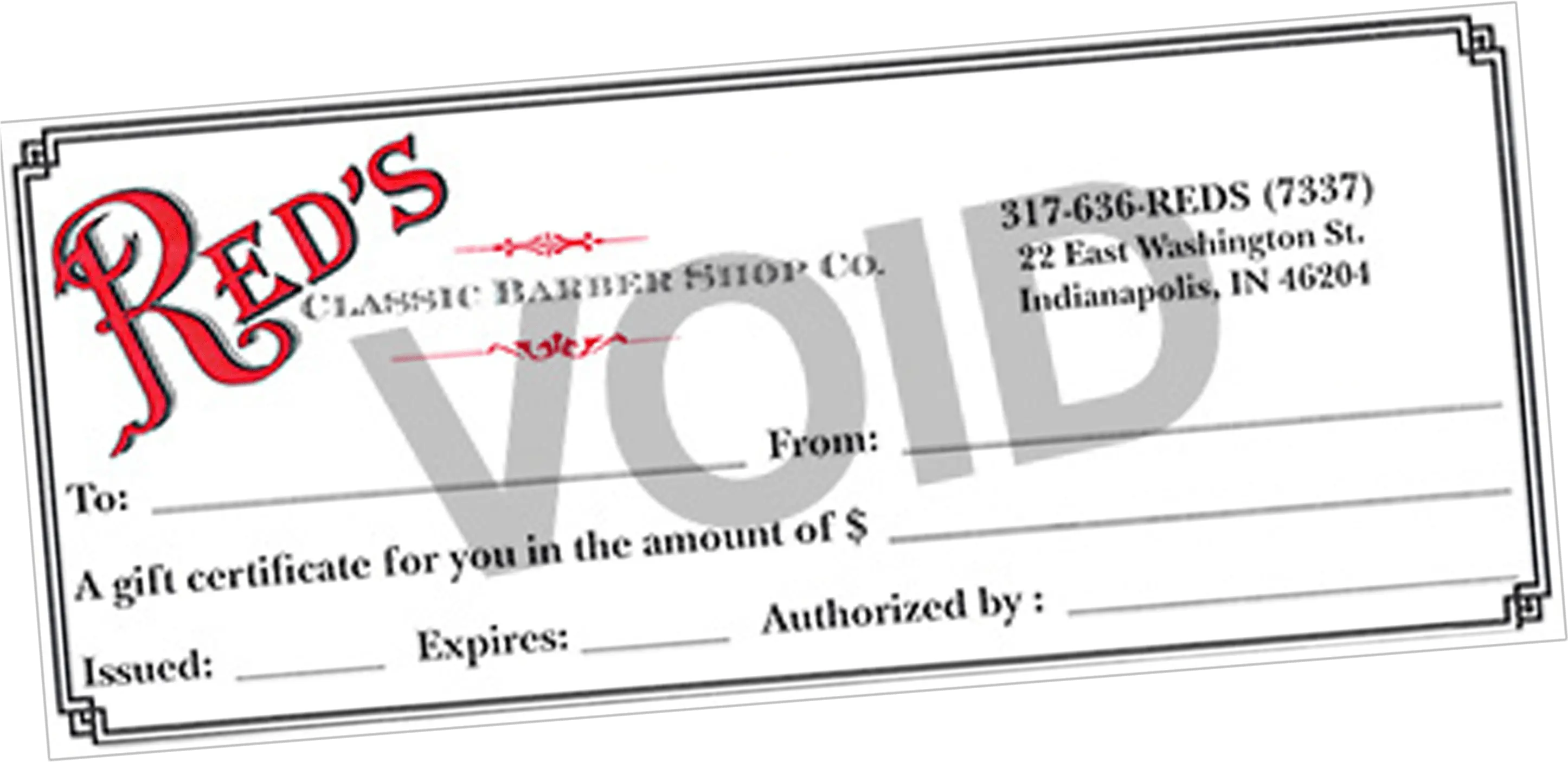 Download Hd Reds Gift Certificates Redu0027s Barber Shop Barber Shop Png Barber Shop Png