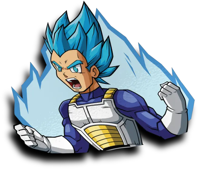 Blue Vegeta Half Peeker Sticker Superhero Png Vegeta Logo