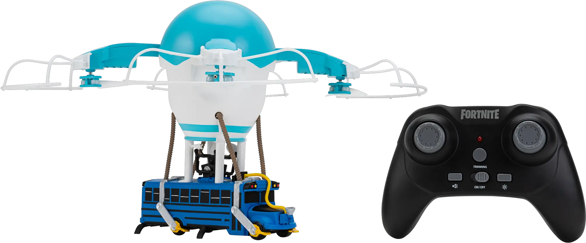 Jazwares Reveal Battle Bus Drone Fortnite Battle Bus Drone Png Battle Bus Png