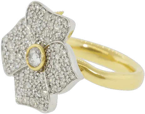 Hail Storm Diamond Flower Ring Wedding Ring Png Van Cleef Icon Rings