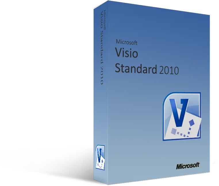 Microsoft Visio 2010 Standard Horizontal Png Visio Excel Icon