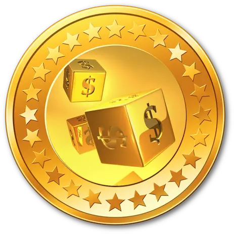 Download Hd Luckycoin Cryptocurrency Gold Coin Icon Light Coin Lucky Coin Png Coin Icon Transparent
