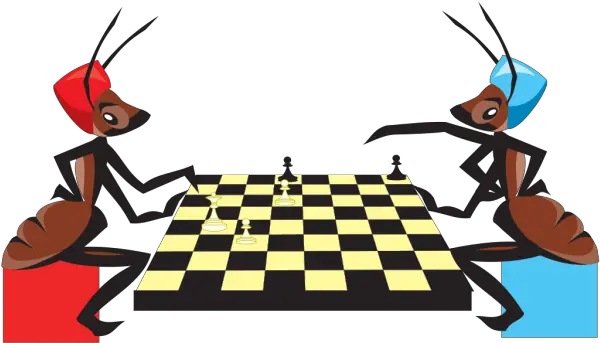 Ants Playing Chess Png Svg Clip Art For Web Download Clip Optical Illusion School Hallway Board Games Icon