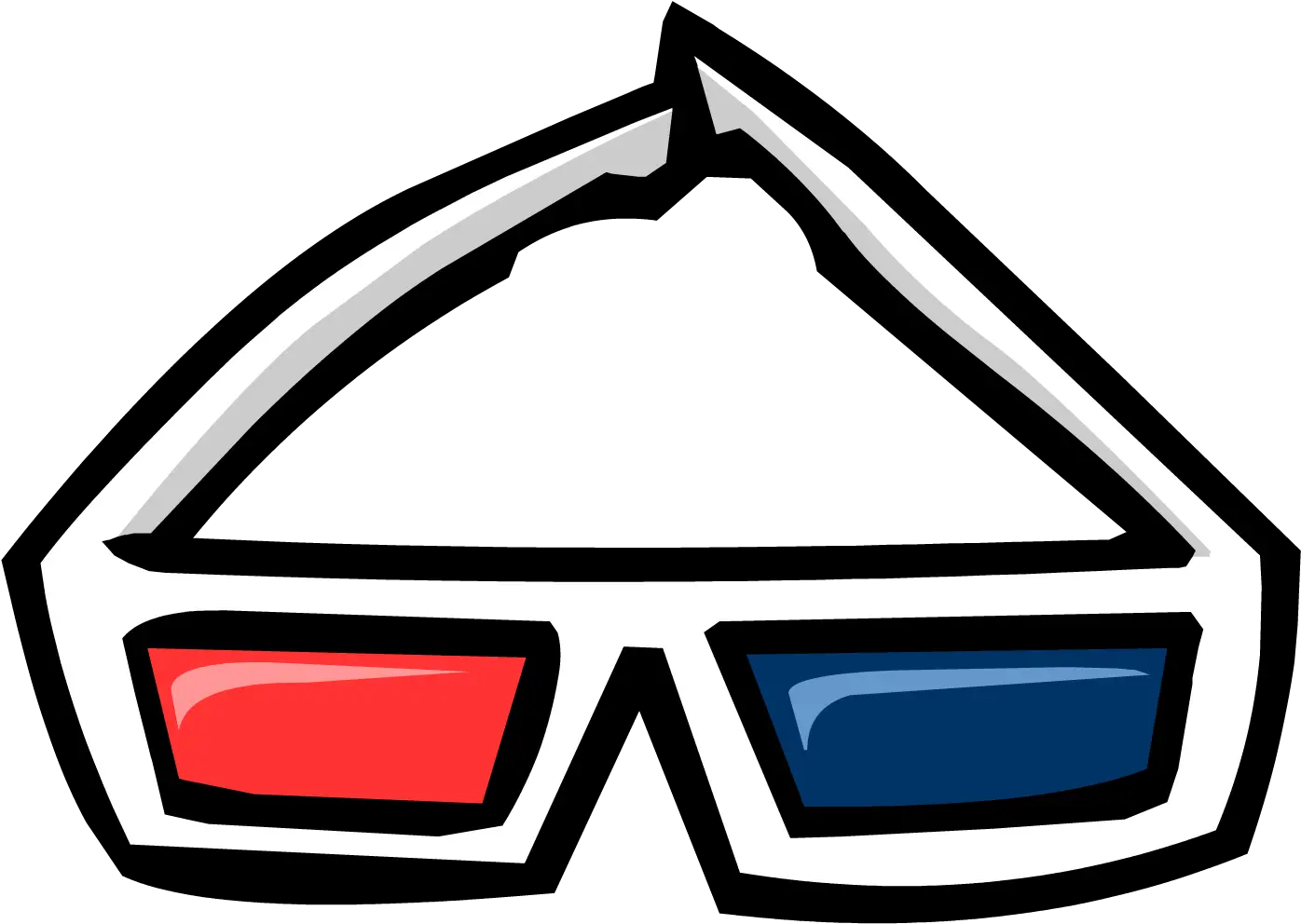 3d Glasses Transparent Hd Png Download 3d Glasses Club Penguin Transparent Clout Glasses Png