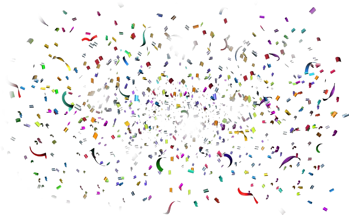 Champagne Confetti Png