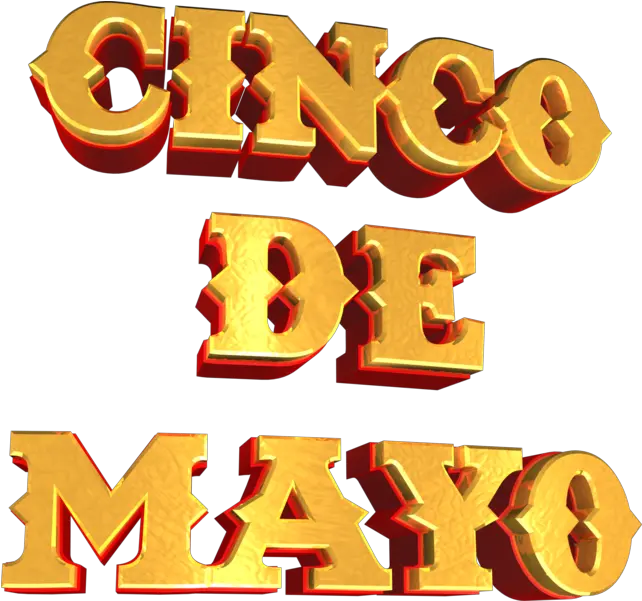 Cinco De Mayo 3d Clip Art Png Cinco De Mayo Png