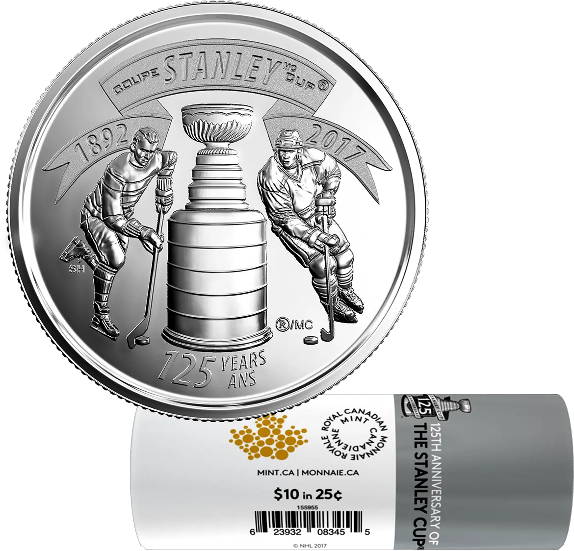 2017 25 Canadian Quarter Stanley Cup Png Stanley Cup Png