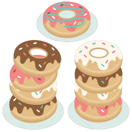 Download Svg Scrapbook Cut File Cute Files For Stacked Cider Doughnut Png Donut Clipart Png