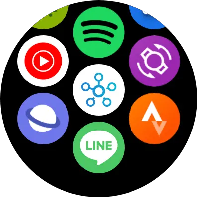 Line App Launched For Wear Os Watches Tizenhelp Streaming Music Png Line App Icon