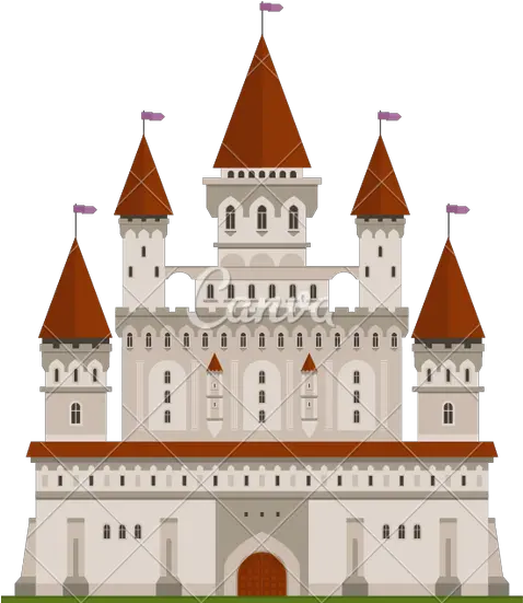 Download Hd Medieval Clipart Group Medieval Castle Icon Historic Site Png Castle Icon Transparent