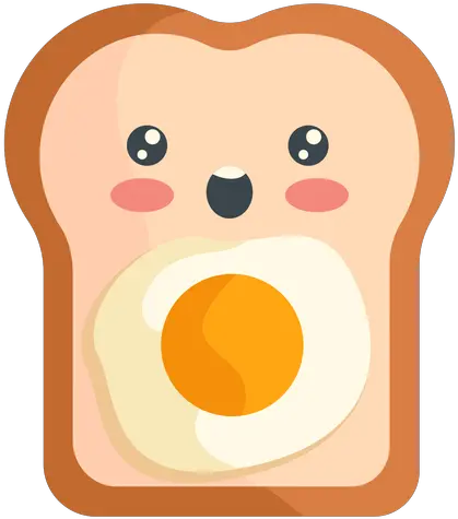 Kawaii Egg Toast Transparent Png U0026 Svg Vector File Kawaii Desenho De Milk Shake Kawaii Transparent Png