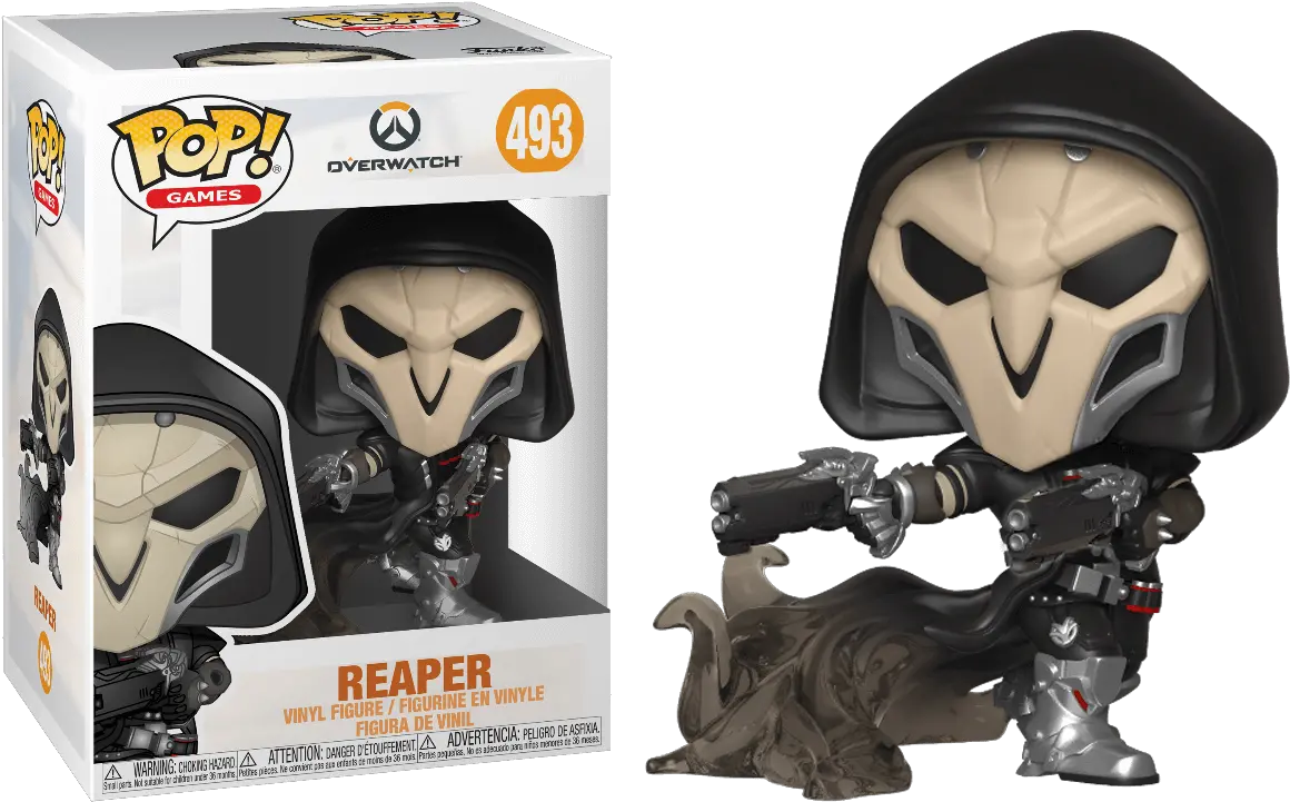 Overwatch Reaper Vinyl Figure Funko Pop Overwatch Reaper Png Reaper Overwatch Png