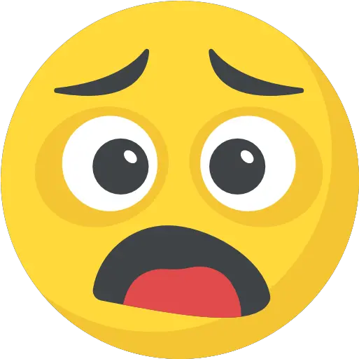 Shocked Uh Oh Face Clipart Png Surprised Emoji Transparent Background