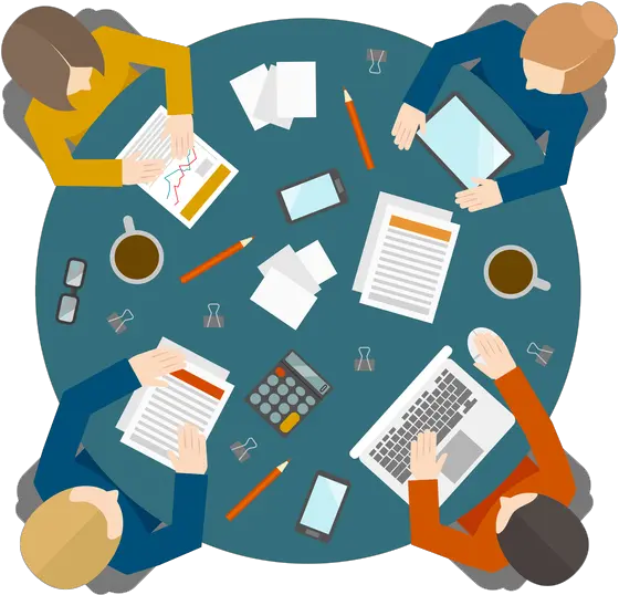 Meetings Riunione Di Lavoro Disegno Png Meeting Table Icon