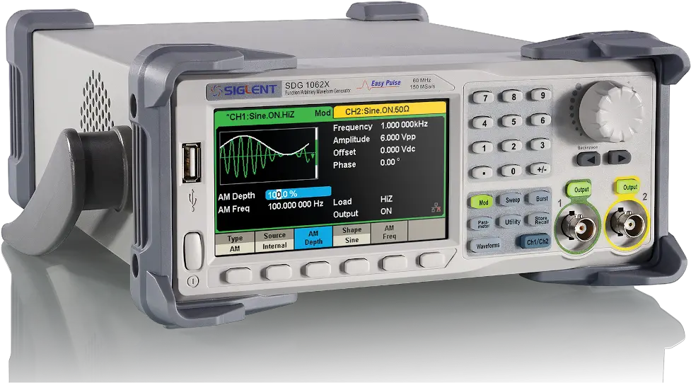 Siglent Sdg1032x 30mhz Function Arbitrary Waveform Generator Siglent Function Arbitrary Generator Png Waveform Png