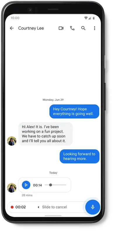 Google Messages Gets Emojis Voice Message Other Whatsapp Cambiar La Forma En Que Mensajes Envía Mensajes De Texto Imágenes Videos Y Mensajes De Voz Png Microphone Emoji Png