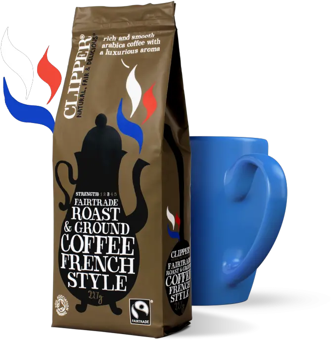 Papua New Guinea Roast U0026 Ground Fairtrade Coffee Clipper Teas Clipper Organic Fairtrade French Style Ground Coffee 227 G Png Cup Of Coffee Png