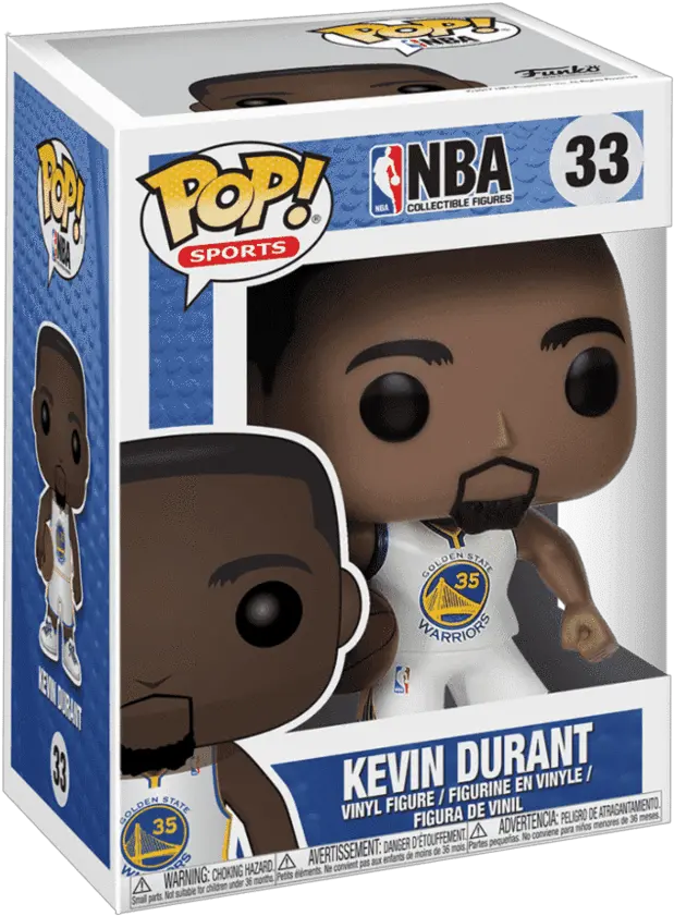 New Nba Kevin Durant Warriors Pop Vinyl Figure By Funko Kyrie Irving Funko Pop Png Kevin Durant Png Warriors