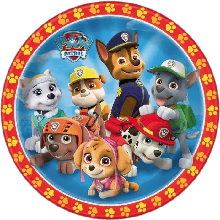 Paw Patrol Round Emblem Png Image