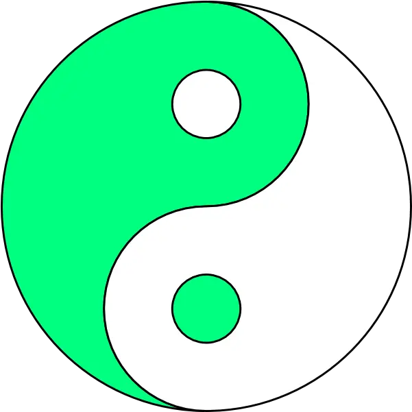 Download Lime Greenwhite Ying Yang Clipart Png For Web Moon Face Ying Yang Png