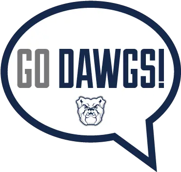 Stickers And Gifs Butler University Go Dawgs Png Butler University Logo