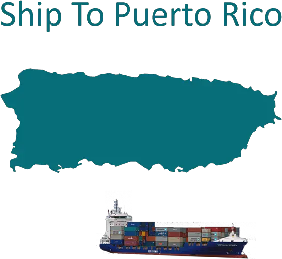 Puerto Rico Shipping Quote Offshore Express Puerto Rico Vector Map Png Puerto Rico Png