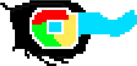 New Google Chrome Logo For 2020 Pixel Art Maker Glowing Blue Eye Png Chrome Logo Png