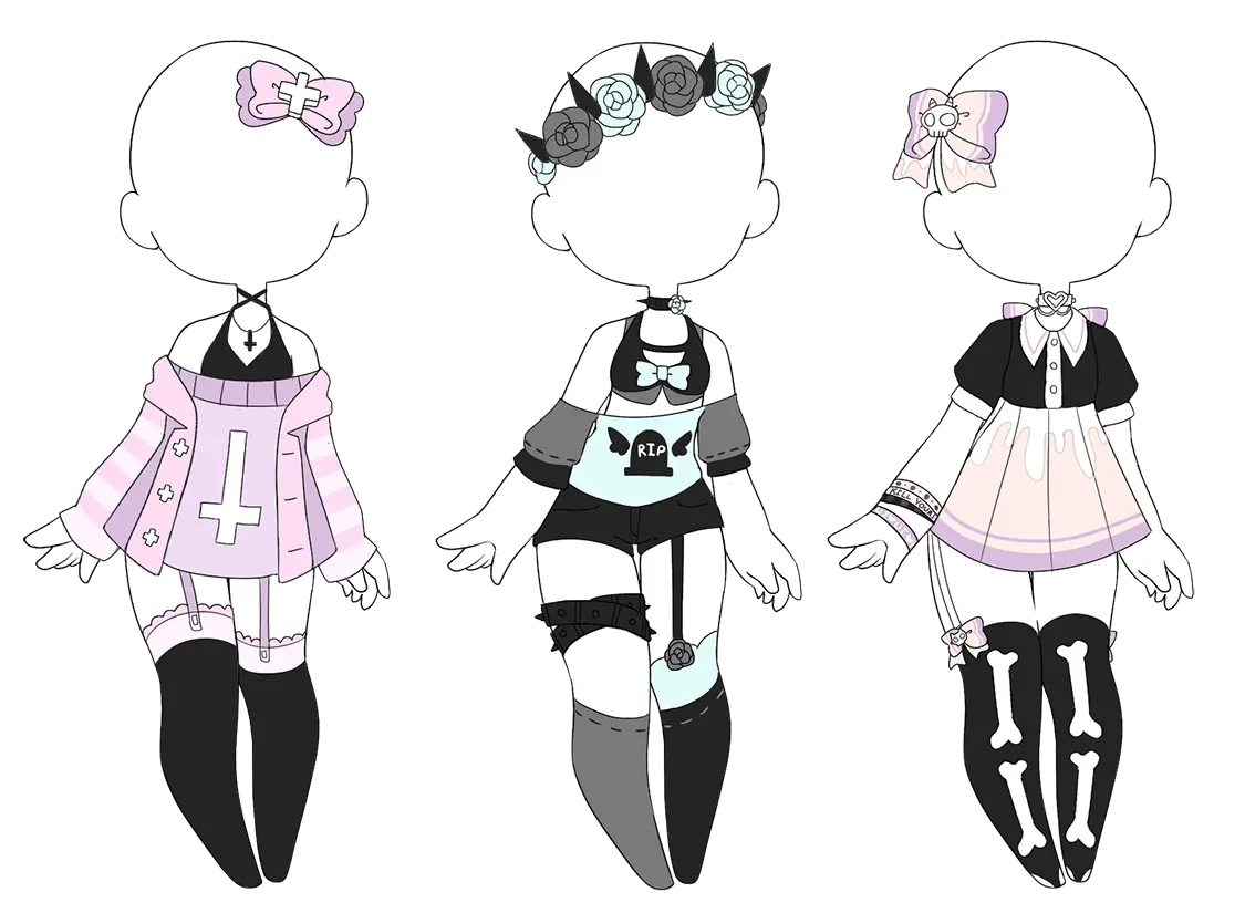 Download Hd Pastel Goth Outfits Pastel Goth Outfit Ideas Png Pastel Goth Png