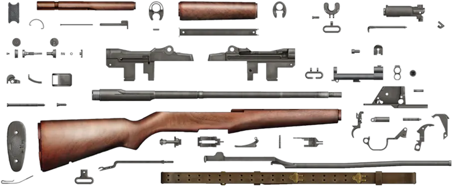 Parts Of M1 Garand Rifle Parts Of M1 Garand Rifle Png M1 Garand Png