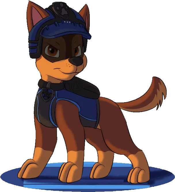 Paw Patrol Chase Fanart Clipart Chase From Paw Patrol Mission Paw Png Paw Patrol Chase Png