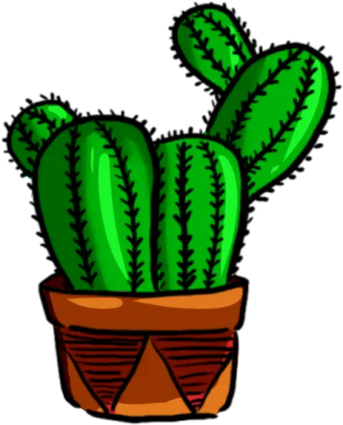 Cactus Green Plant Png And Psd Vector Graphics Full Cactus Clipart Transparent Plant Vector Png