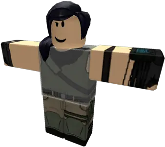 Fortnite Default Girl But T Posing Roblox Roblox Girl T Pose Png Fortnite Default Png