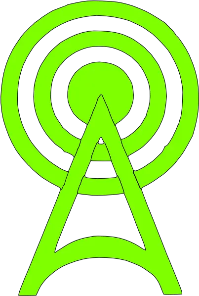 Green Radio Tower Icon Green Png Radio Tower Png
