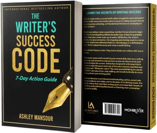 La Writing Coach Free E Book Ashley Mansour Png Blank Book Cover Png