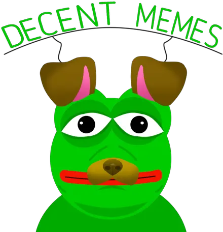 Decent Memes Contest Logo My Entry U2014 Steemit Cartoon Png Pepe The Frog Png