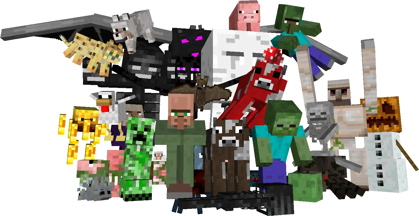 A Group Photo Wallpapers And Art Mineimator Forums Minecraft Ender Dragon Toy Png Ender Dragon Png