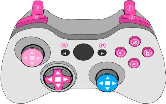 Manual Girly Png Game Controller Transparent Background