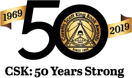 Coretta Scott King 50th Anniversary Audiofile Magazine Blog Coretta Scott King Award Ala Png 50th Anniversary Logo