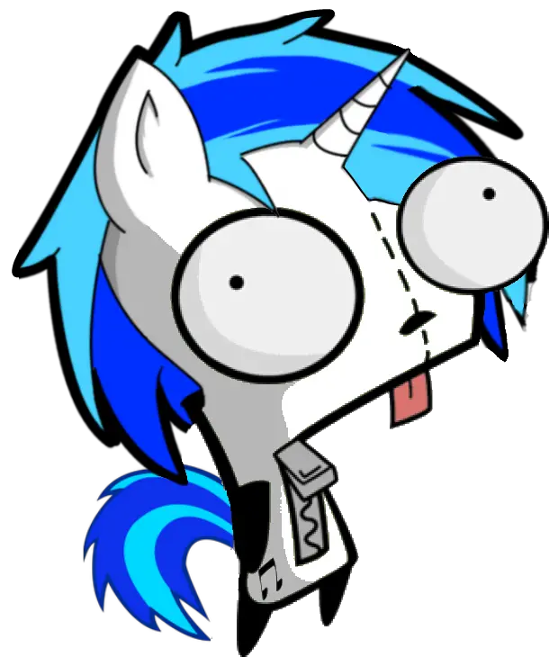 Download Hd Dj Pon 3 Gir Invader Zim Safe Vinyl Scratch Gir Invader Zim Transparent Png Gir Png