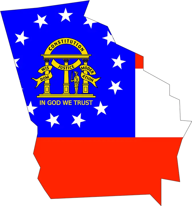 Georgia Map Usa Free Vector Graphic On Pixabay Georgia Usa State Flag Png Usa Map Png