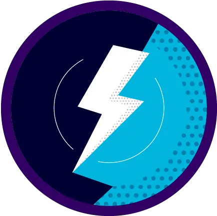 Flash Sticker Halftone Lightning Icon Dot Png Lightning Flash Icon