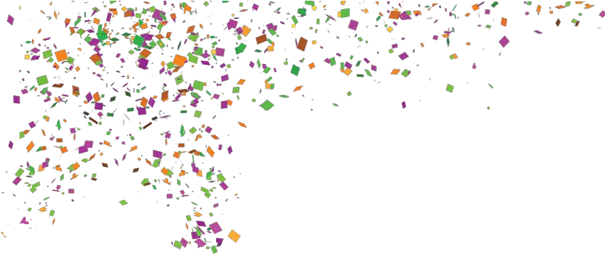 Orange Confetti Png