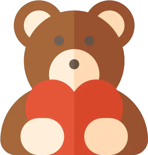 Colored Teddy Bear Icon Valentines Day Icons 2017 Png Teddy Bear Icon