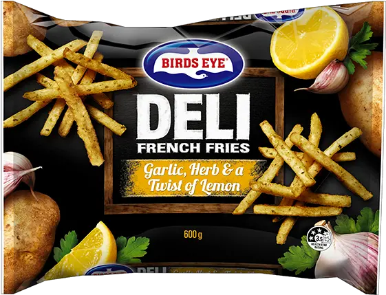 Deli Seasoned French Fries Garlic Herb U0026 A Twist Of Lemon Birds Eye Deli Fries Png French Fries Transparent