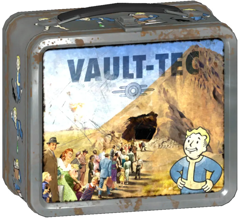 Vault Tec Lunchbox The Vault Fallout Wiki Everything You Fallout 4 Png Lunch Box Png