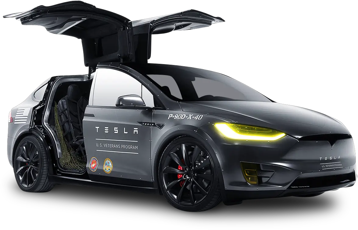 Download Black Model X Tesla Motors Modern Car Png Image For Tesla Model X Black Modern Png