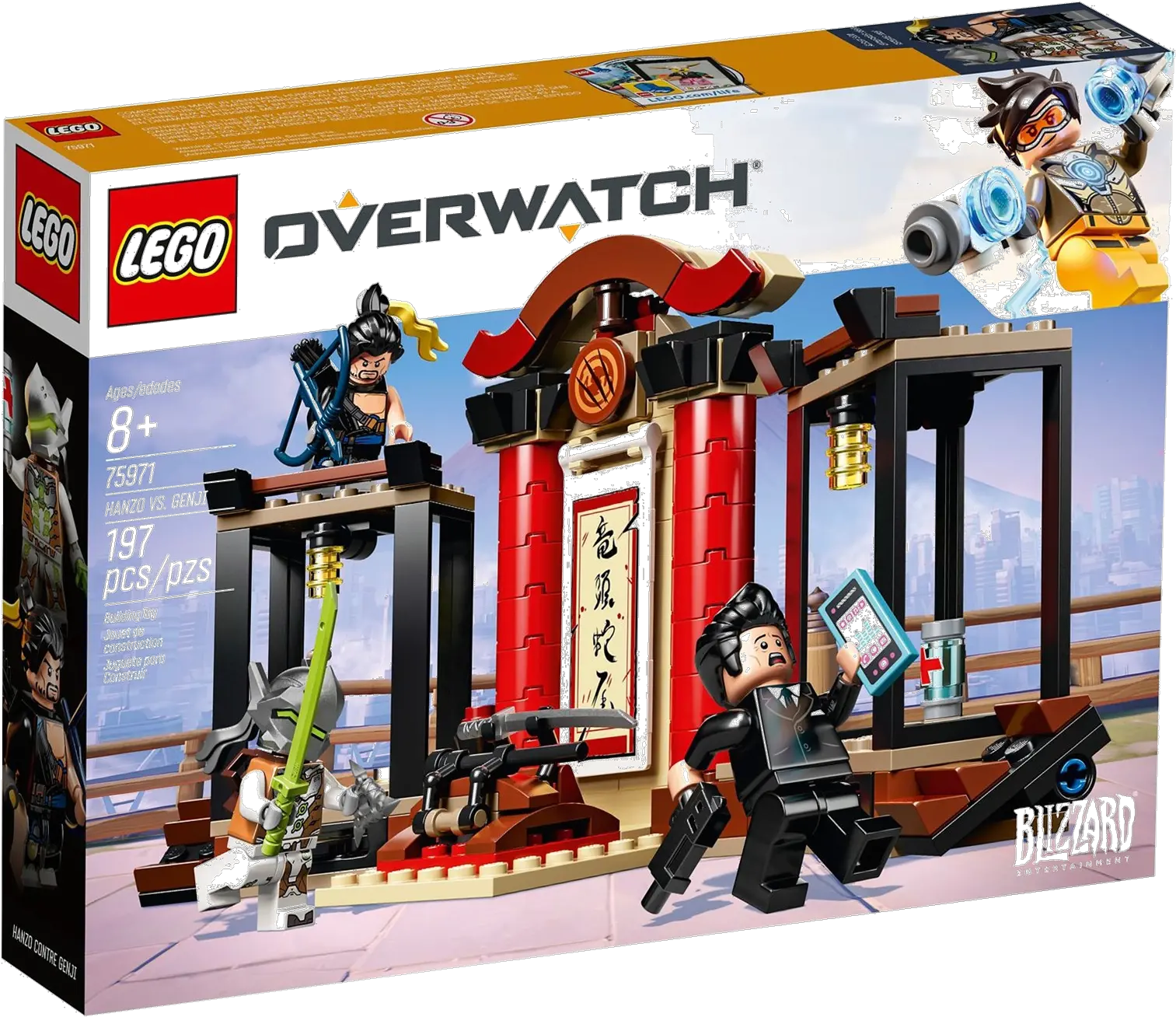 75971 Hanzo Vs Genji Secret Chamber Educational Toys Hanzo And Genji Lego Png Hanzo Png